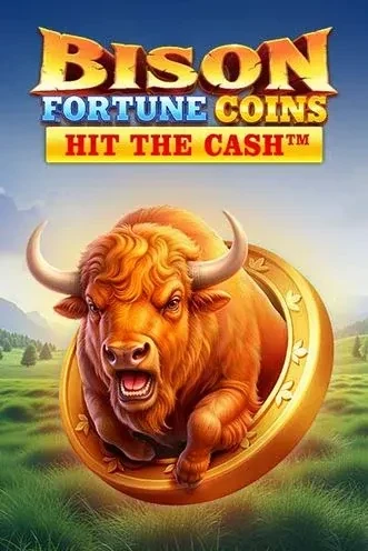 Bison Fortune Coins slot with a charging bison, casino posido